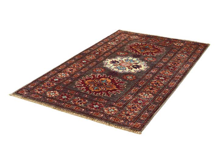 2' x 3' 4 Hand Knotted Kazak Rug