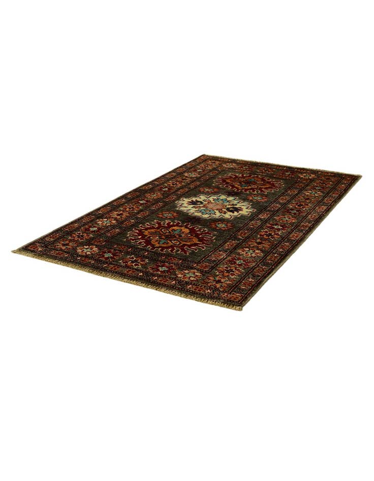 Detail image of 2' x 3' 4 Hand Knotted Kazak Rug