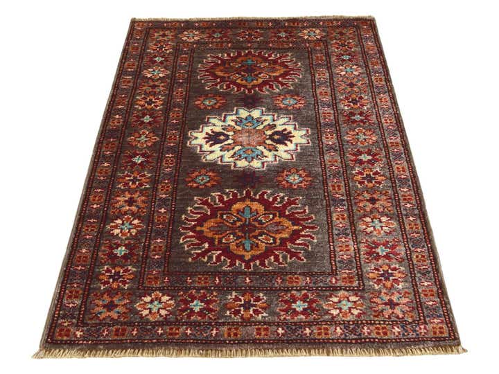 2' x 3' 4 Hand Knotted Kazak Rug