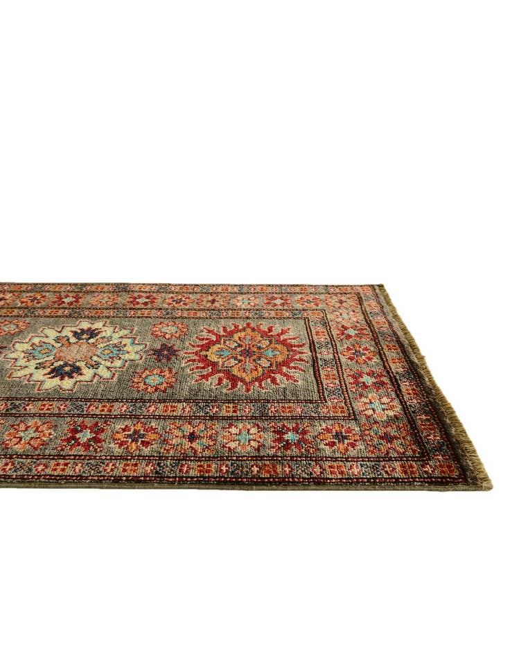 Detail image of 2' x 3' 4 Hand Knotted Kazak Rug
