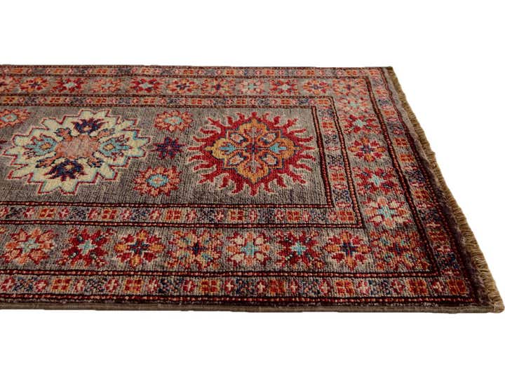 2' x 3' 4 Hand Knotted Kazak Rug