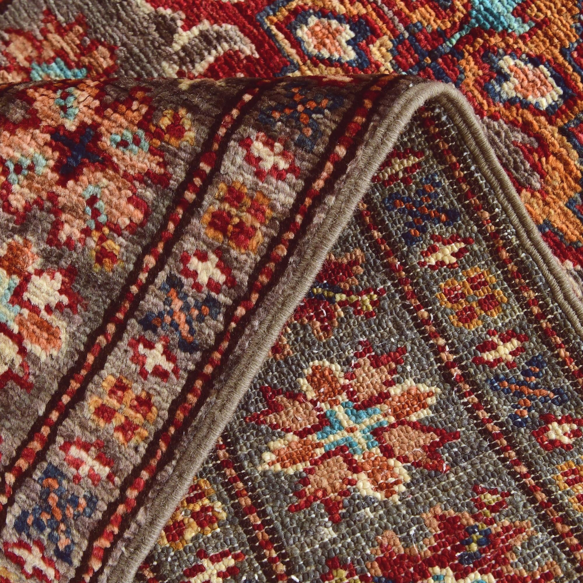 2' x 3' 4 Hand Knotted Kazak Rug
