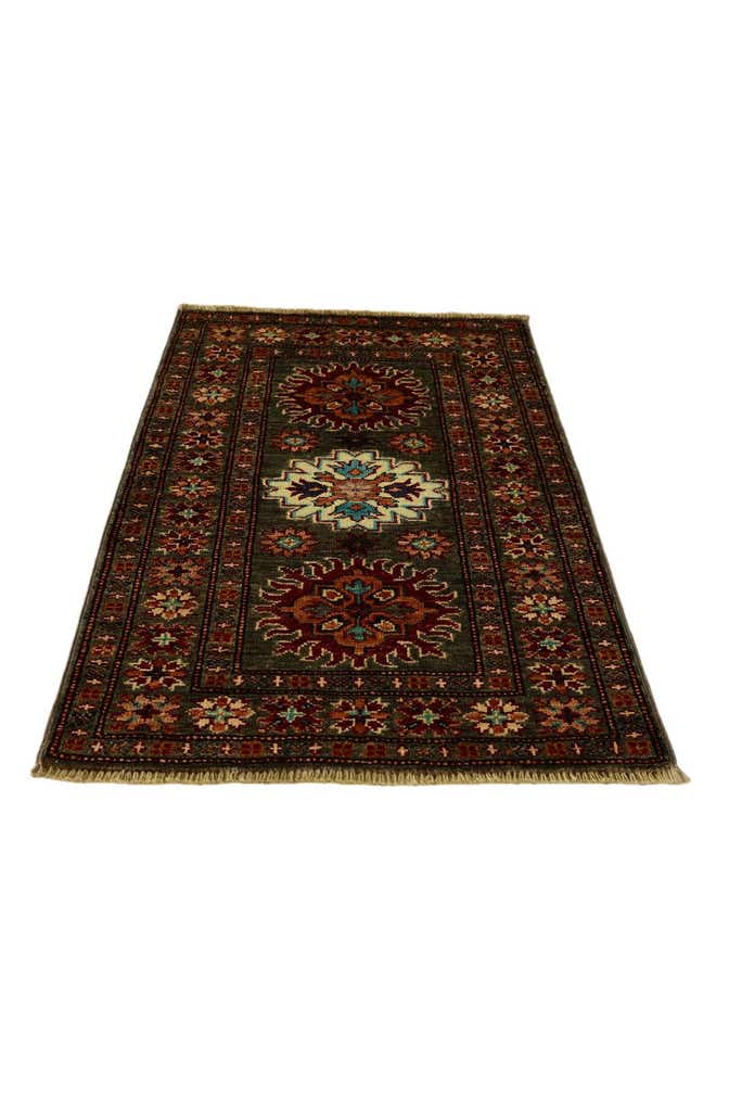 2' x 3' 3 Hand Knotted Kazak Rug