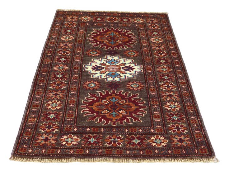 Detail image of 2' x 3' 3 Hand Knotted Kazak Rug
