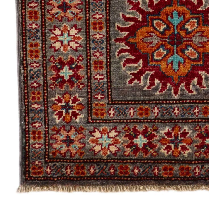 Detail image of 2' x 3' 3 Hand Knotted Kazak Rug