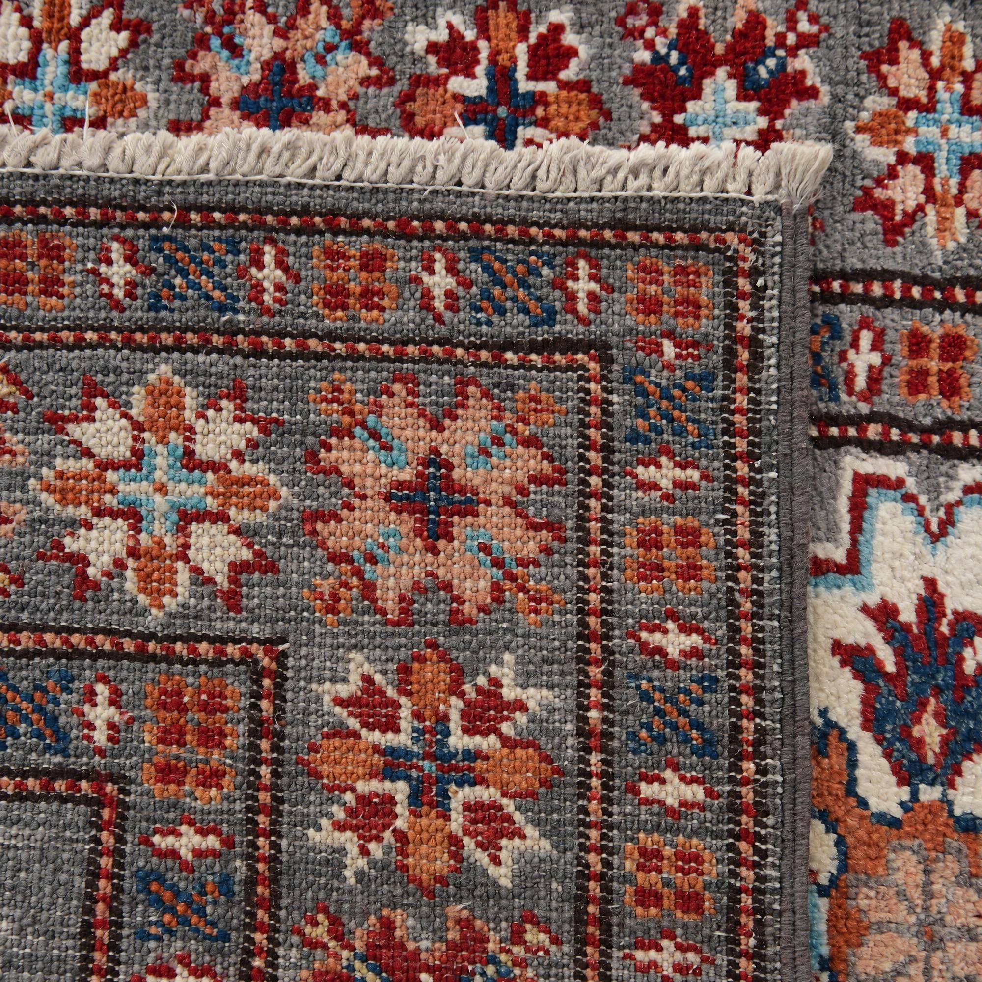 60cm x 100cm Hand Knotted Kazak Rug