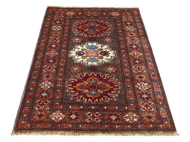 2' x 3' 3 Hand Knotted Kazak Rug