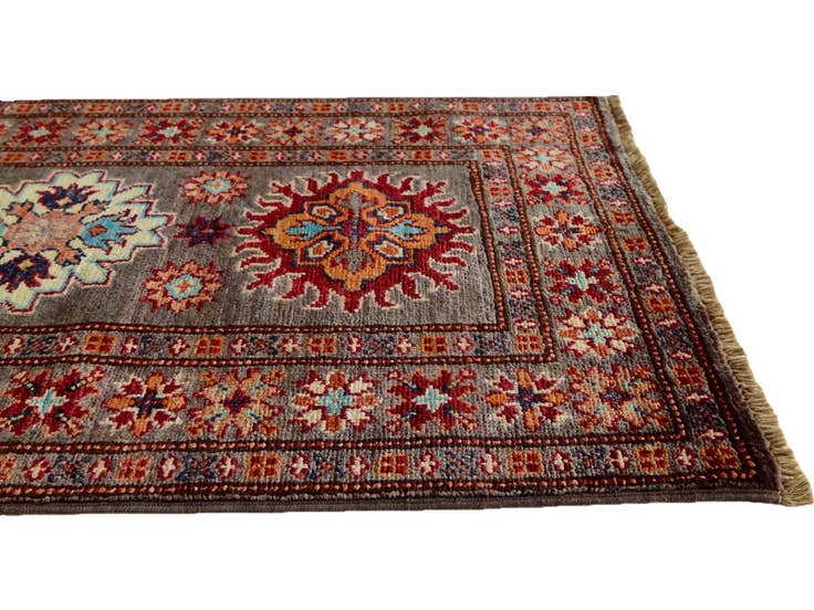 Detail image of 2' x 3' 3 Hand Knotted Kazak Rug