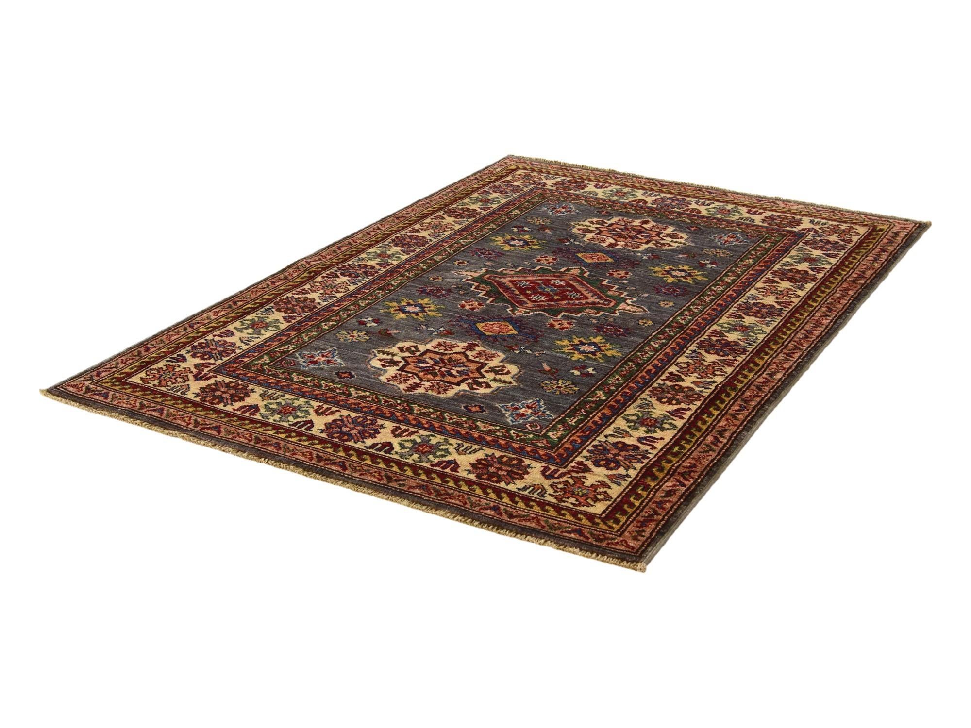 3' 5 x 4' 10 Hand Knotted Kazak Rug