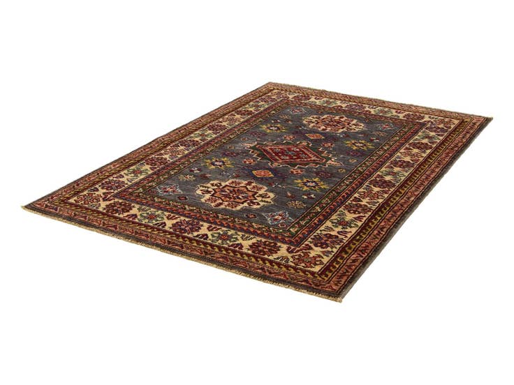 Detail image of 3' 5 x 4' 10 Hand Knotted Kazak Rug