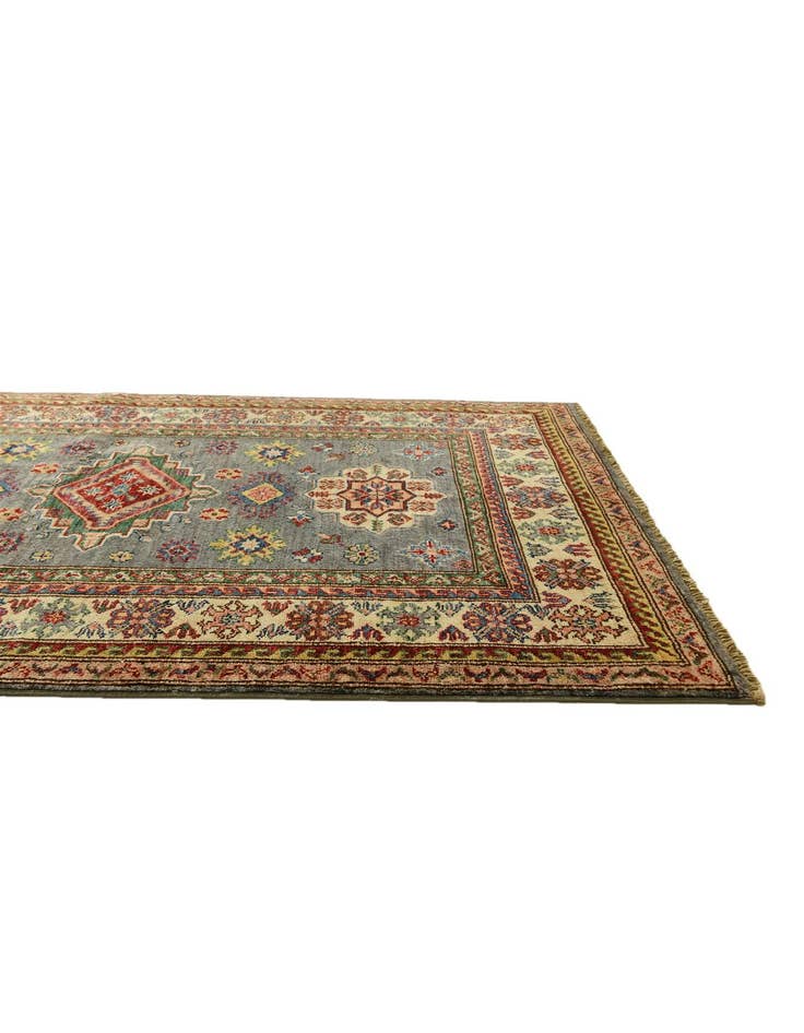 Detail image of 3' 5 x 4' 10 Hand Knotted Kazak Rug