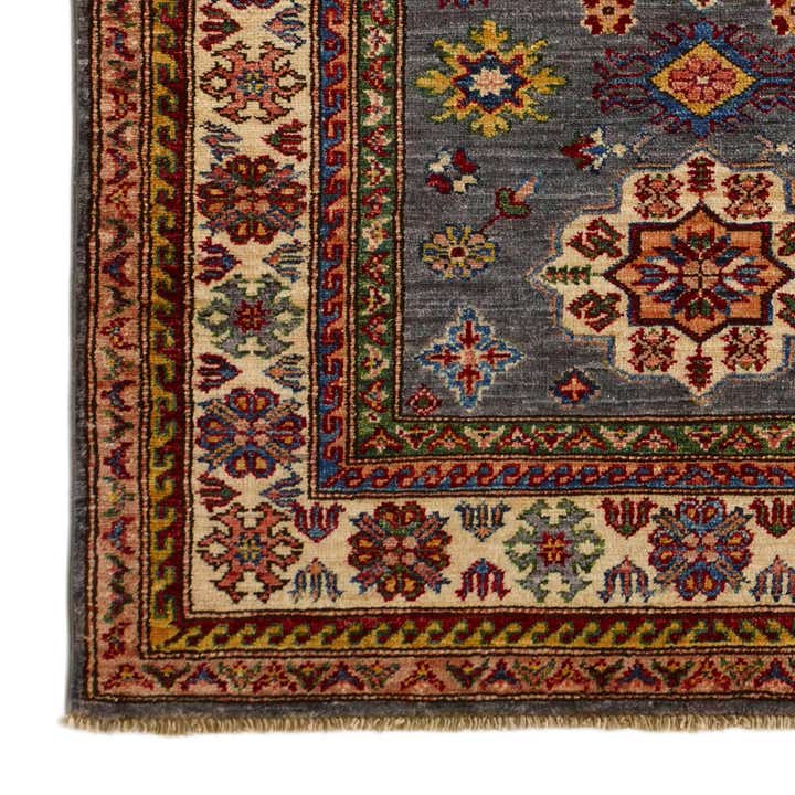 3' 5 x 4' 10 Hand Knotted Kazak Rug