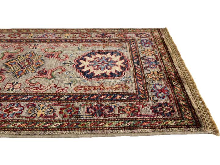 2' x 3' Hand Knotted Kazak Rug