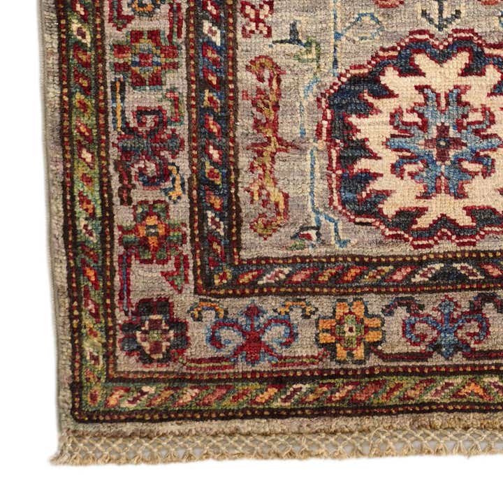 2' x 3' Hand Knotted Kazak Rug