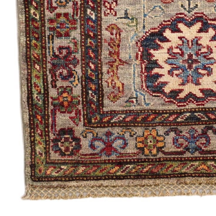 Detail image of 2' x 3' Hand Knotted Kazak Rug