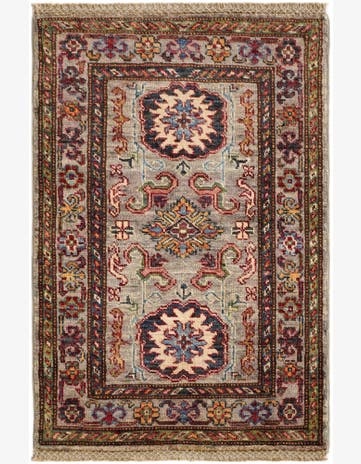 2' x 3' Hand Knotted Kazak Rug