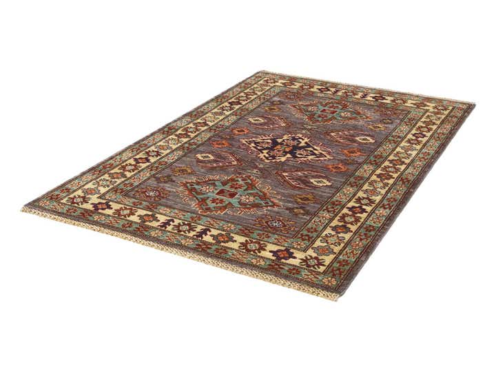 3' 5 x 5' Hand Knotted Kazak Rug