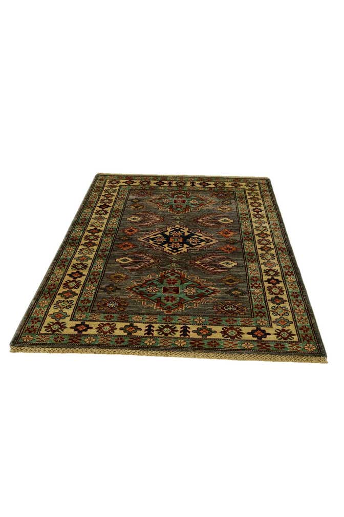 3' 5 x 5' Hand Knotted Kazak Rug