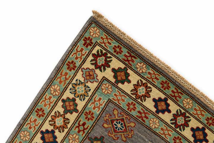 3' 5 x 5' Hand Knotted Kazak Rug