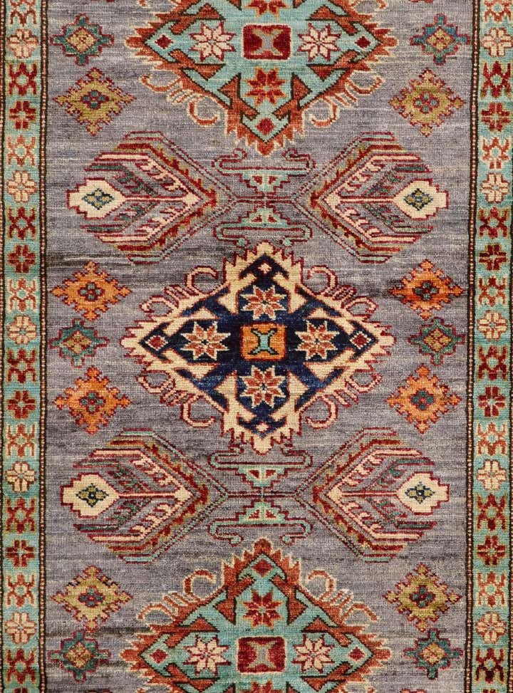 3' 5 x 5' Hand Knotted Kazak Rug