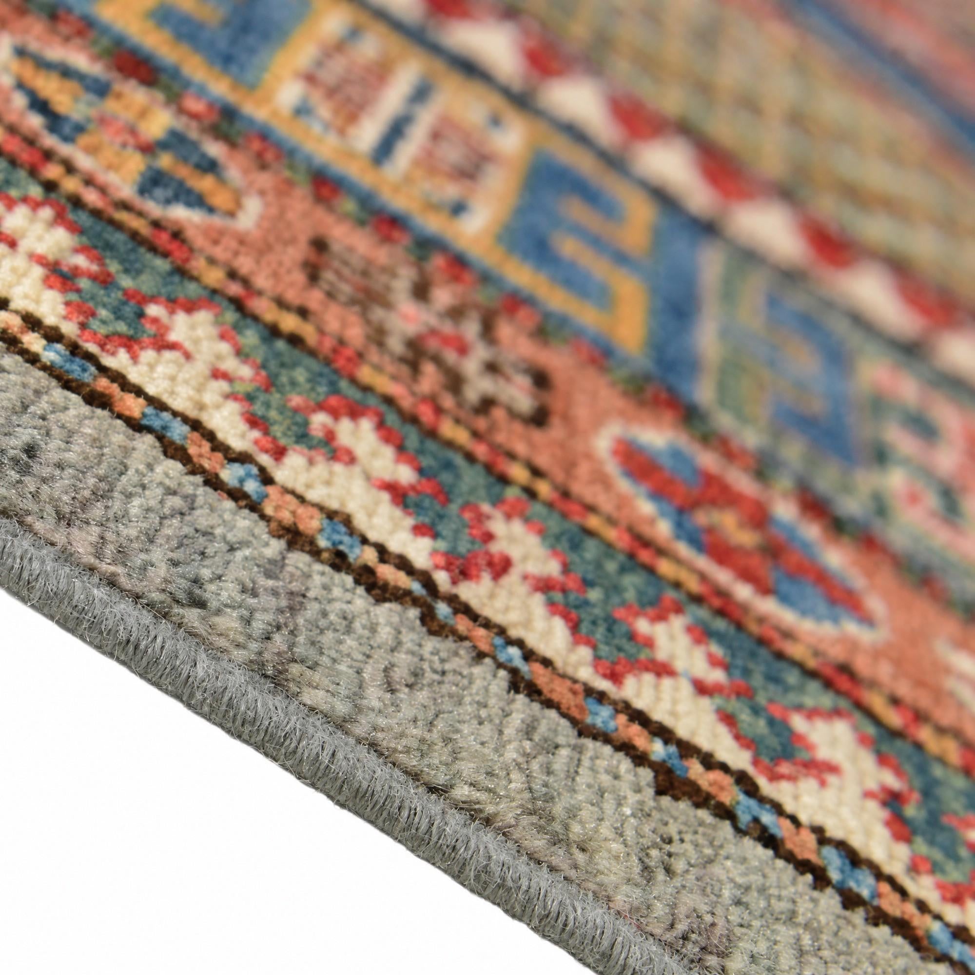 170cm x 245cm Hand Knotted Kazak Rug