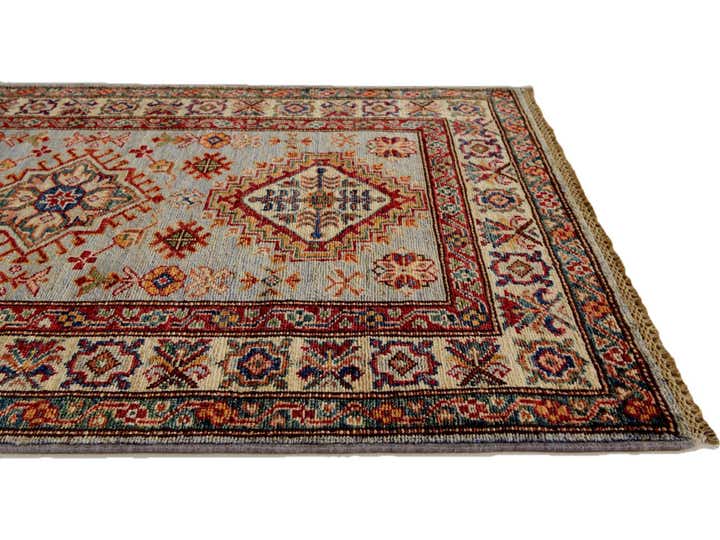 2' 11 x 4' 2 Hand Knotted Kazak Rug