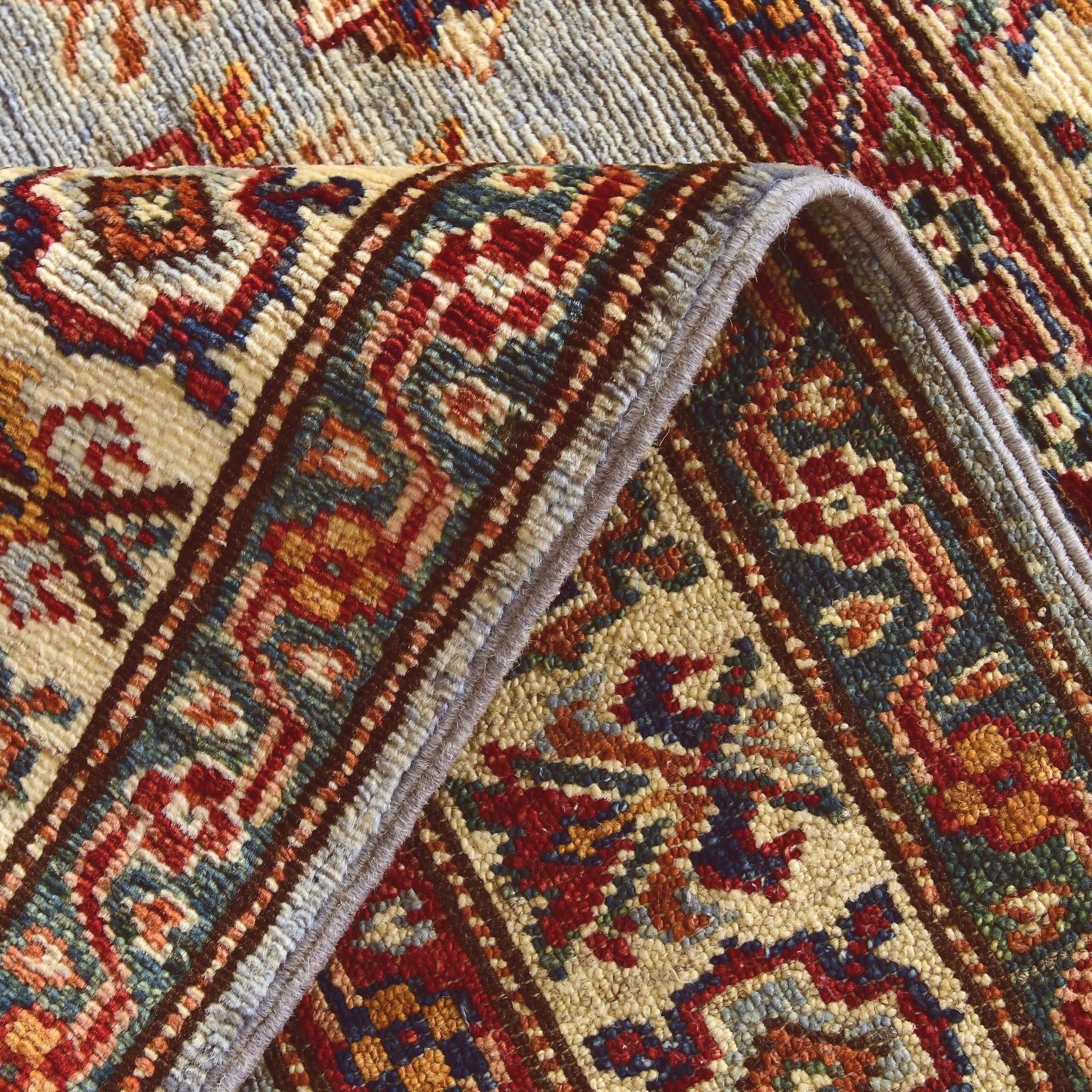 2' 11 x 4' 2 Hand Knotted Kazak Rug