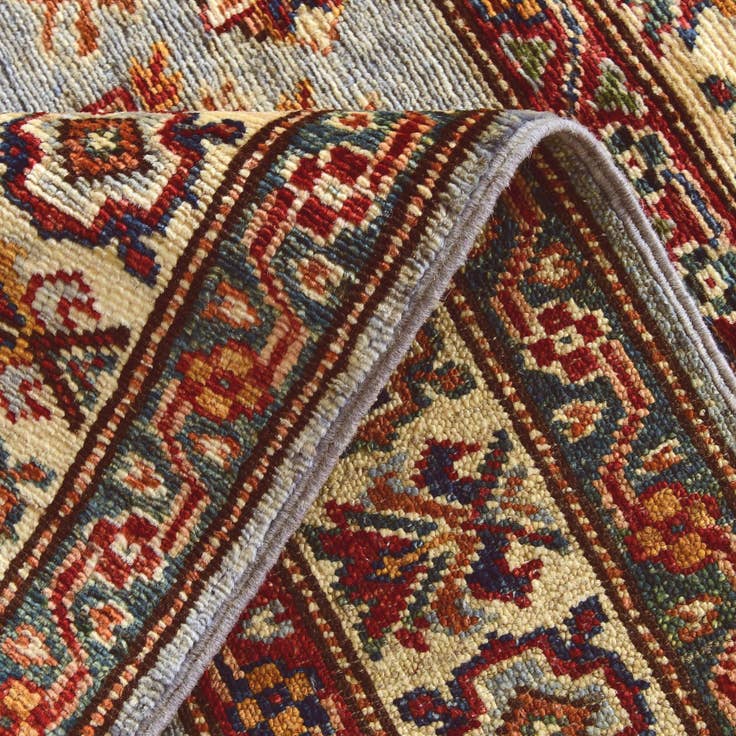 Detail image of 2' 11 x 4' 2 Hand Knotted Kazak Rug