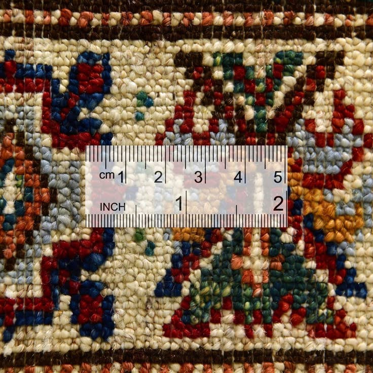 Detail image of 2' 11 x 4' 2 Hand Knotted Kazak Rug