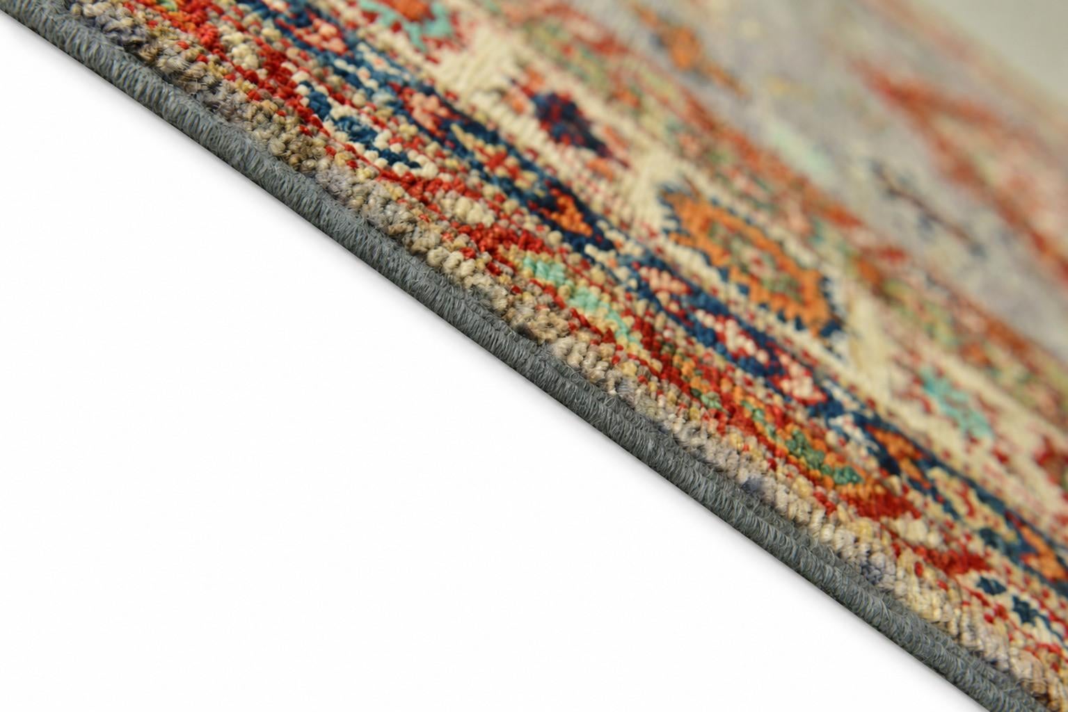 Detail image 8 of 11: 3' 4 x 4' 10 Hand Knotted Kazak Rug