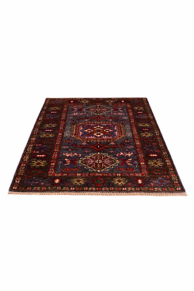 3' 7 x 5' Hand Knotted Kazak Rug