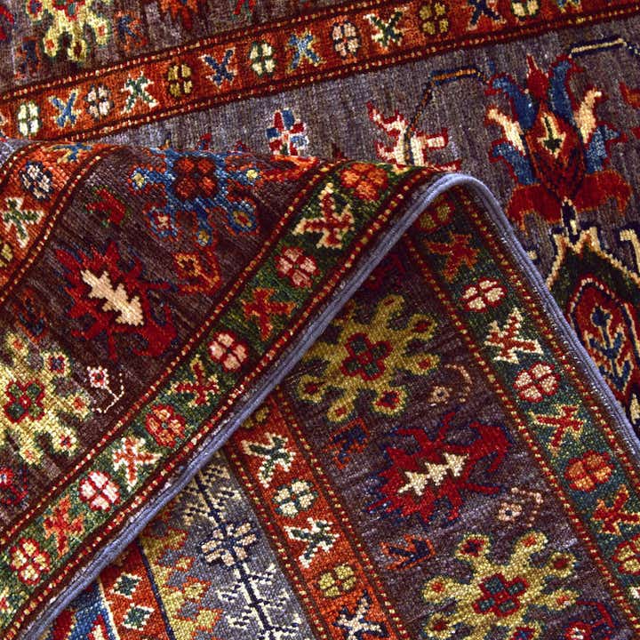 3' 7 x 5' Hand Knotted Kazak Rug
