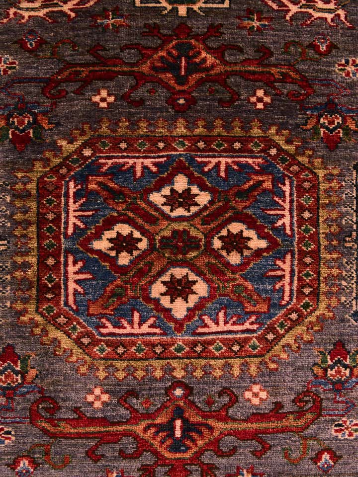 3' 7 x 5' Hand Knotted Kazak Rug