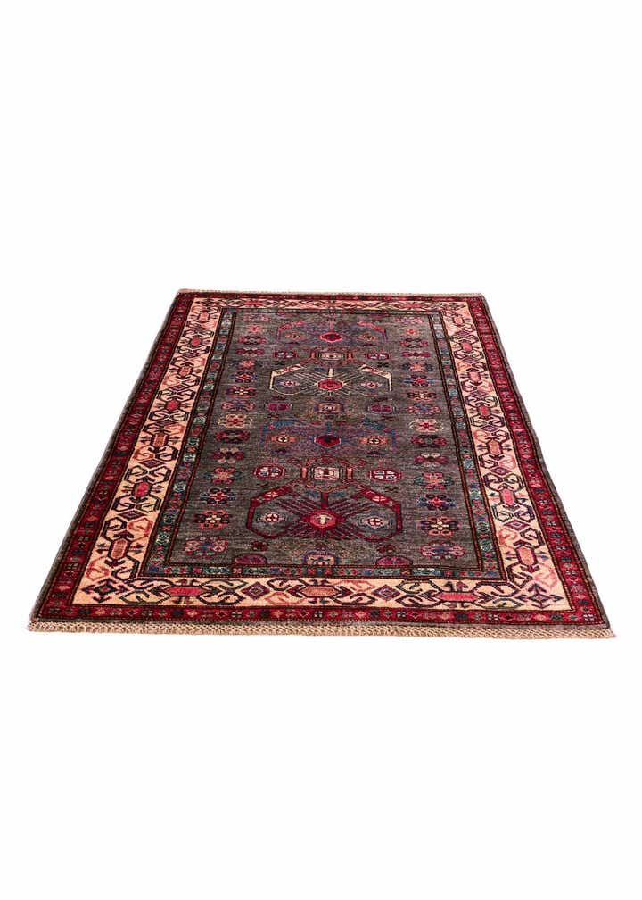 3' 3 x 5' 3 Hand Knotted Kazak Rug
