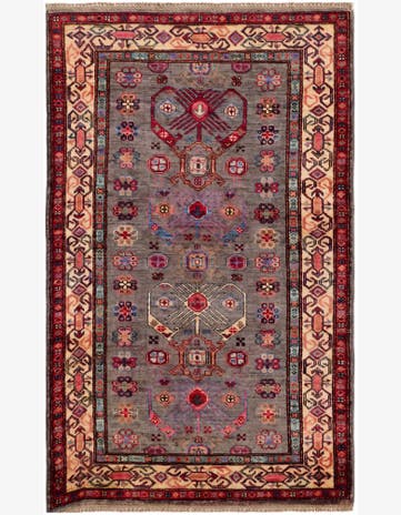 3' 3 x 5' 3 Hand Knotted Kazak Rug