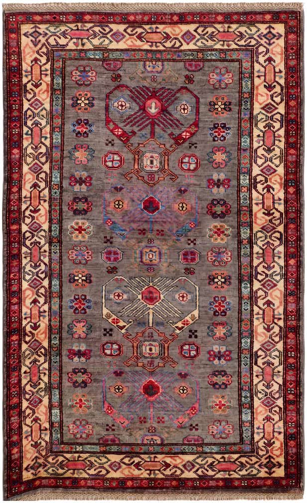 3' 3 x 5' 3 Hand Knotted Kazak Rug