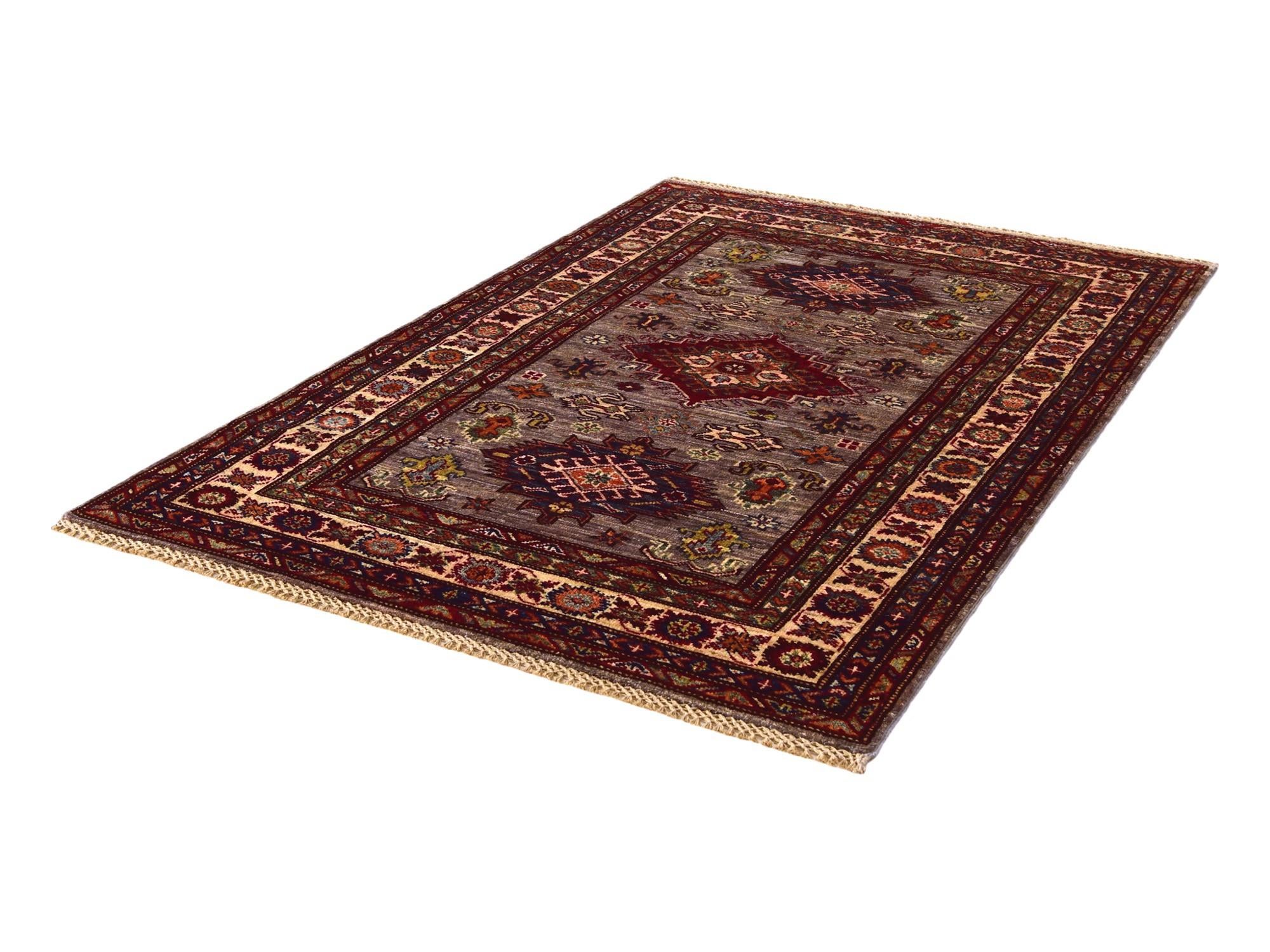 3' 5 x 5' Hand Knotted Kazak Rug