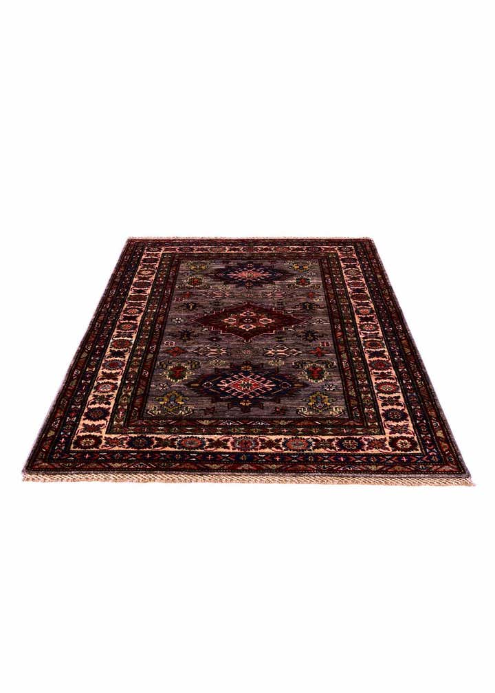 3' 5 x 5' Hand Knotted Kazak Rug