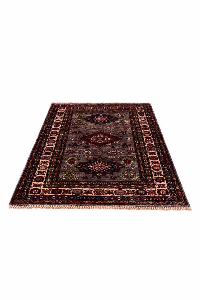 3' 5 x 5' Hand Knotted Kazak Rug