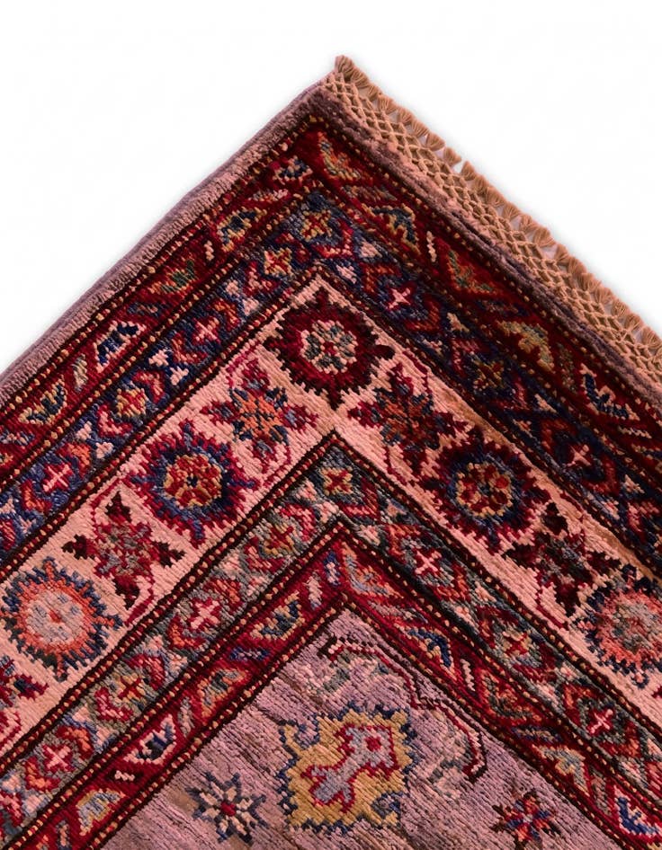 Detail image of 3' 5 x 5' Hand Knotted Kazak Rug