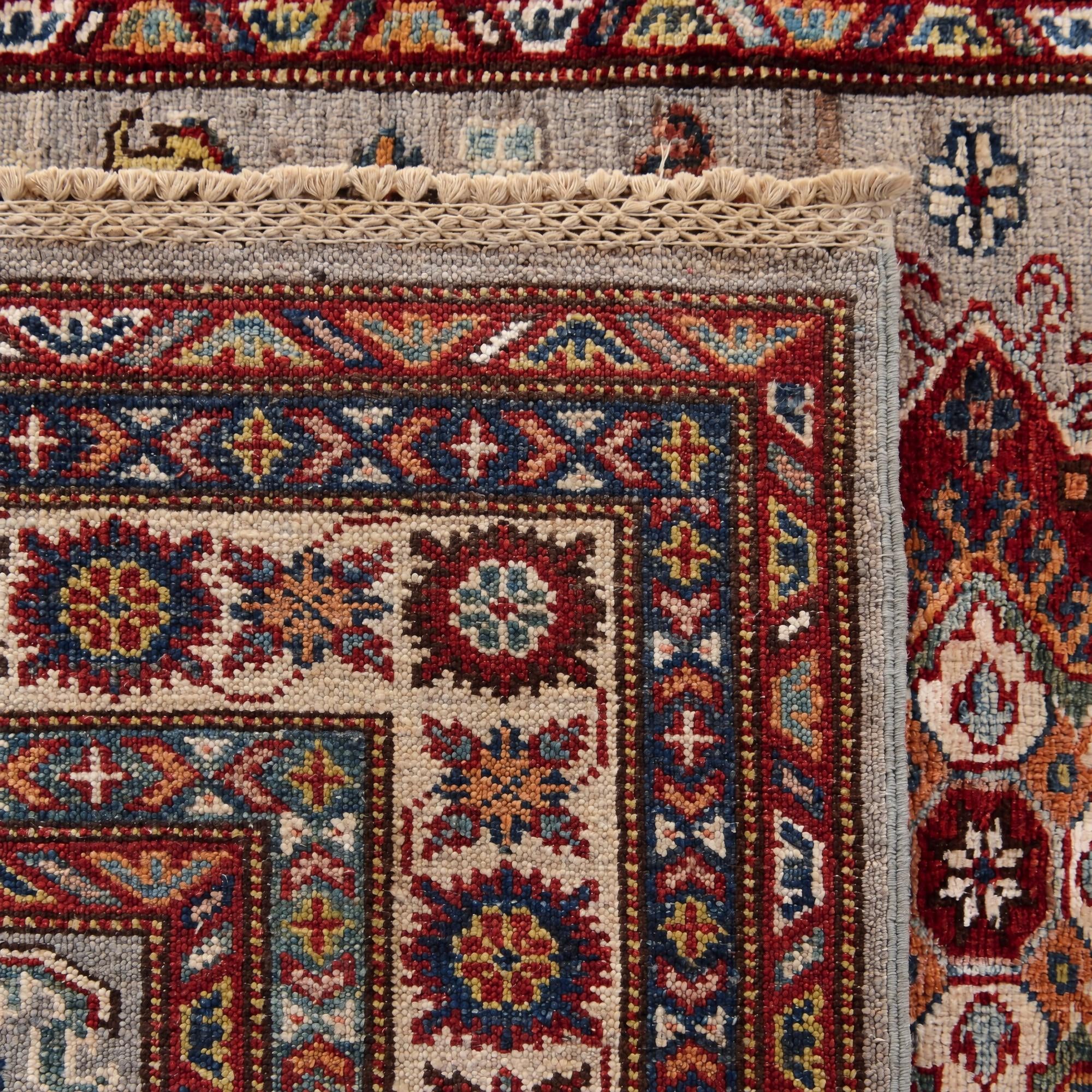 105cm x 155cm Hand Knotted Kazak Rug