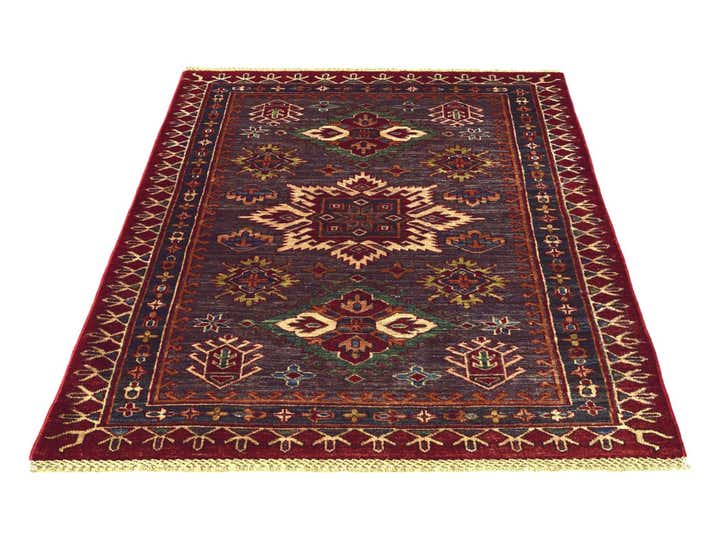 3' 6 x 5' Hand Knotted Kazak Rug