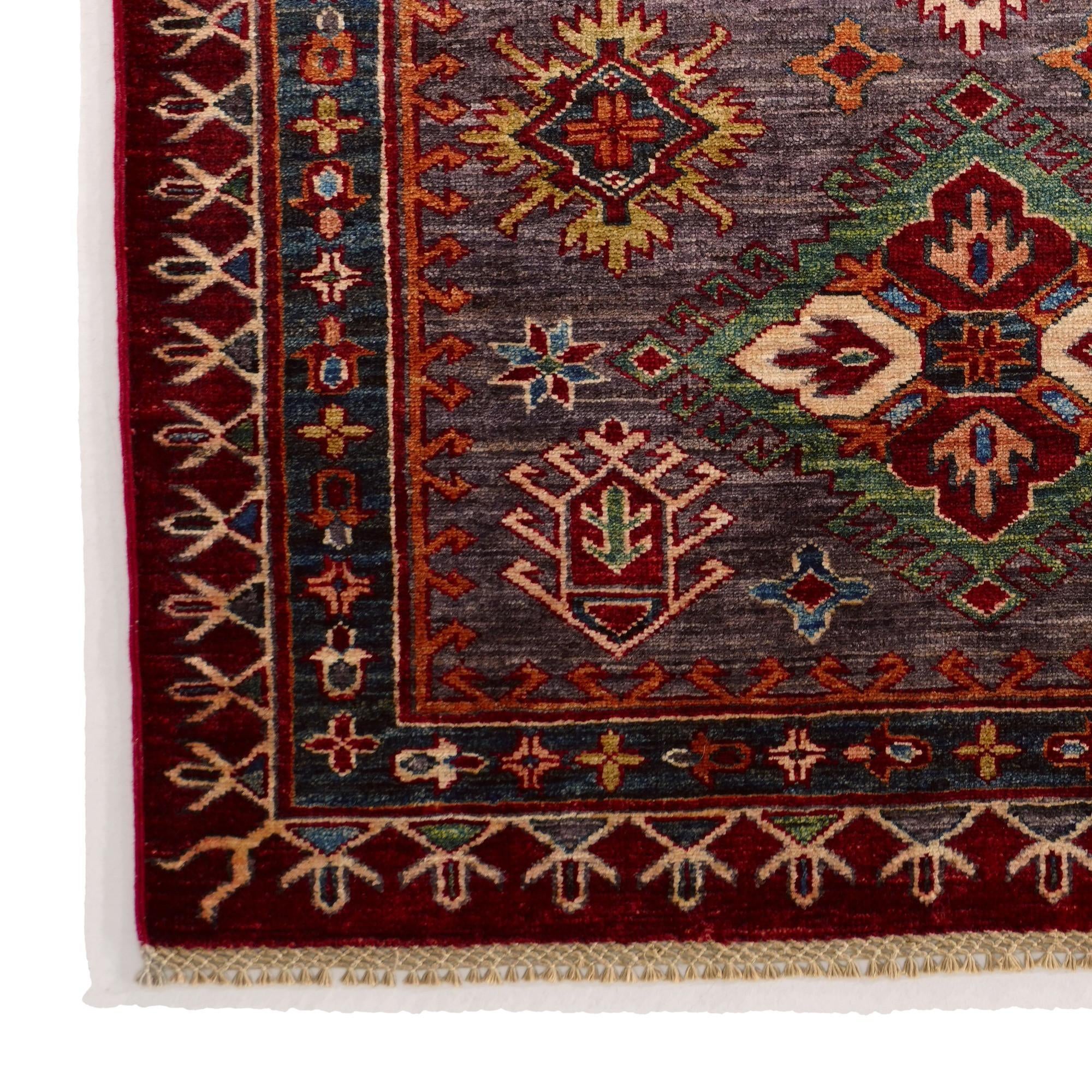 3' 6 x 5' Hand Knotted Kazak Rug