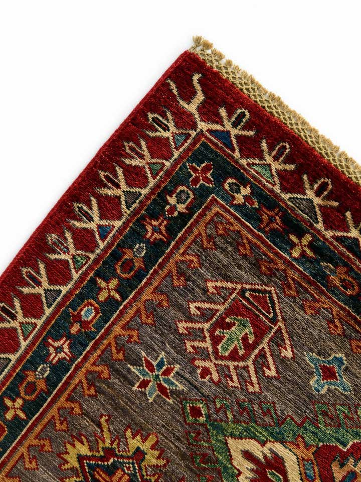 3' 6 x 5' Hand Knotted Kazak Rug
