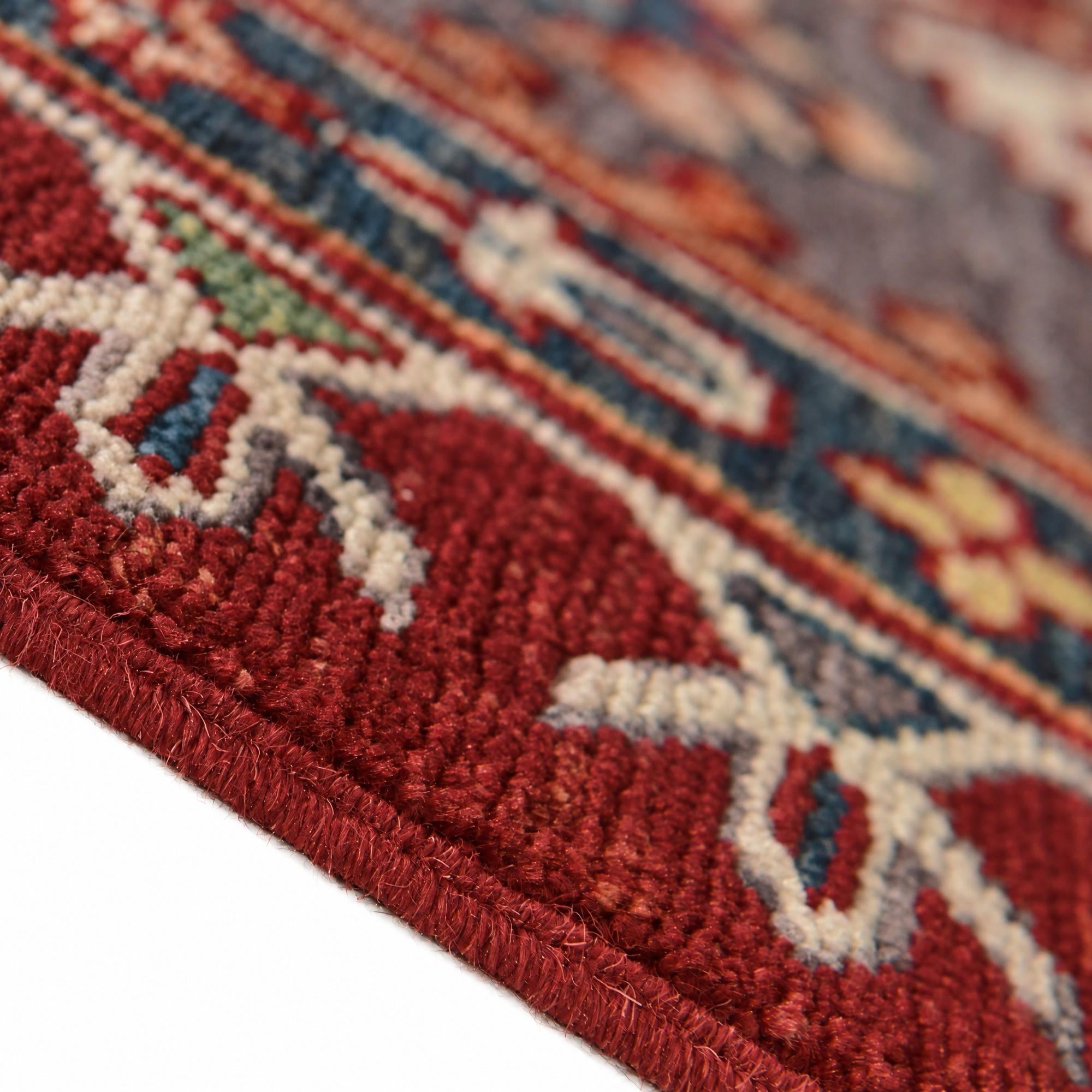 Detail image 8 of 12: 3' 6 x 5' Hand Knotted Kazak Rug