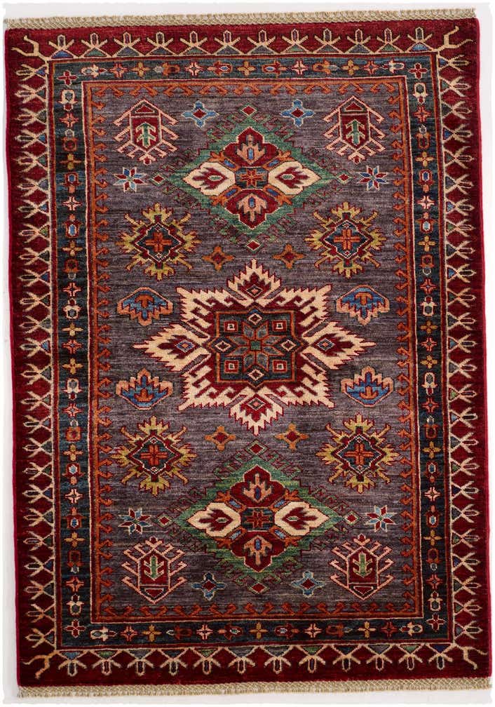 3' 6 x 5' Hand Knotted Kazak Rug