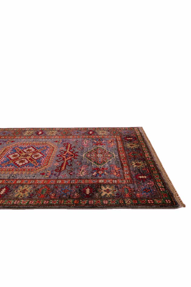 Detail image of 3' 5 x 5' 4 Hand Knotted Kazak Rug