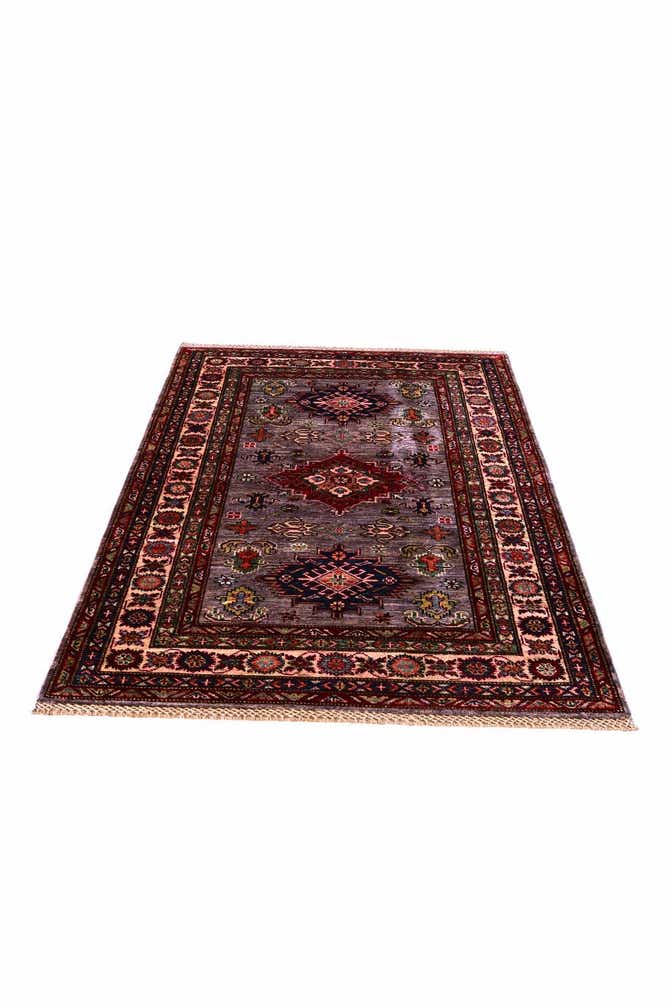 3' 4 x 5' 3 Hand Knotted Kazak Rug