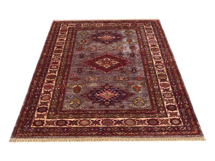 3' 4 x 5' 3 Hand Knotted Kazak Rug