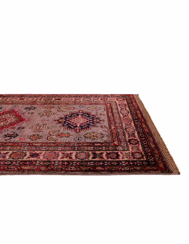 Detail image of 3' 4 x 5' 3 Hand Knotted Kazak Rug